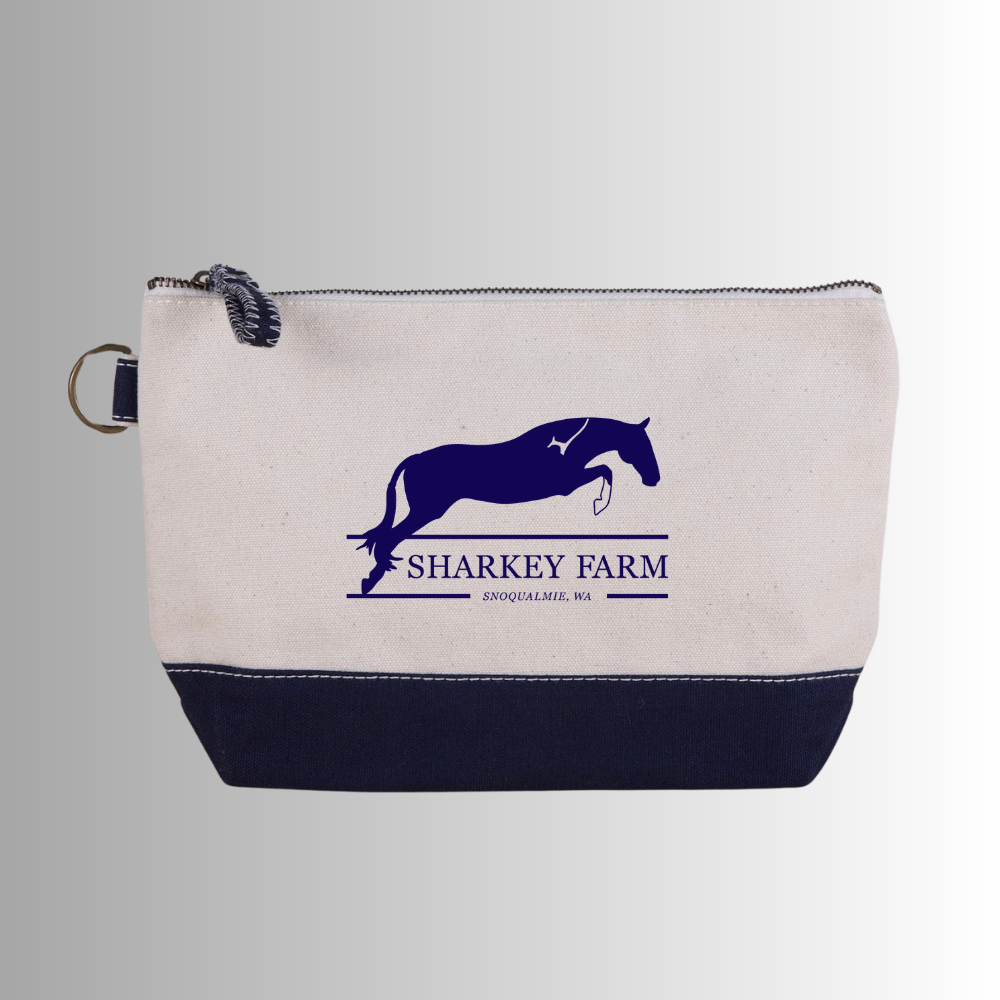 Sharkey Zip-Top Pouch by Shore Bags