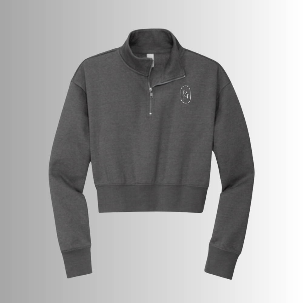 Body Tonic Women's Cropped Half Zip