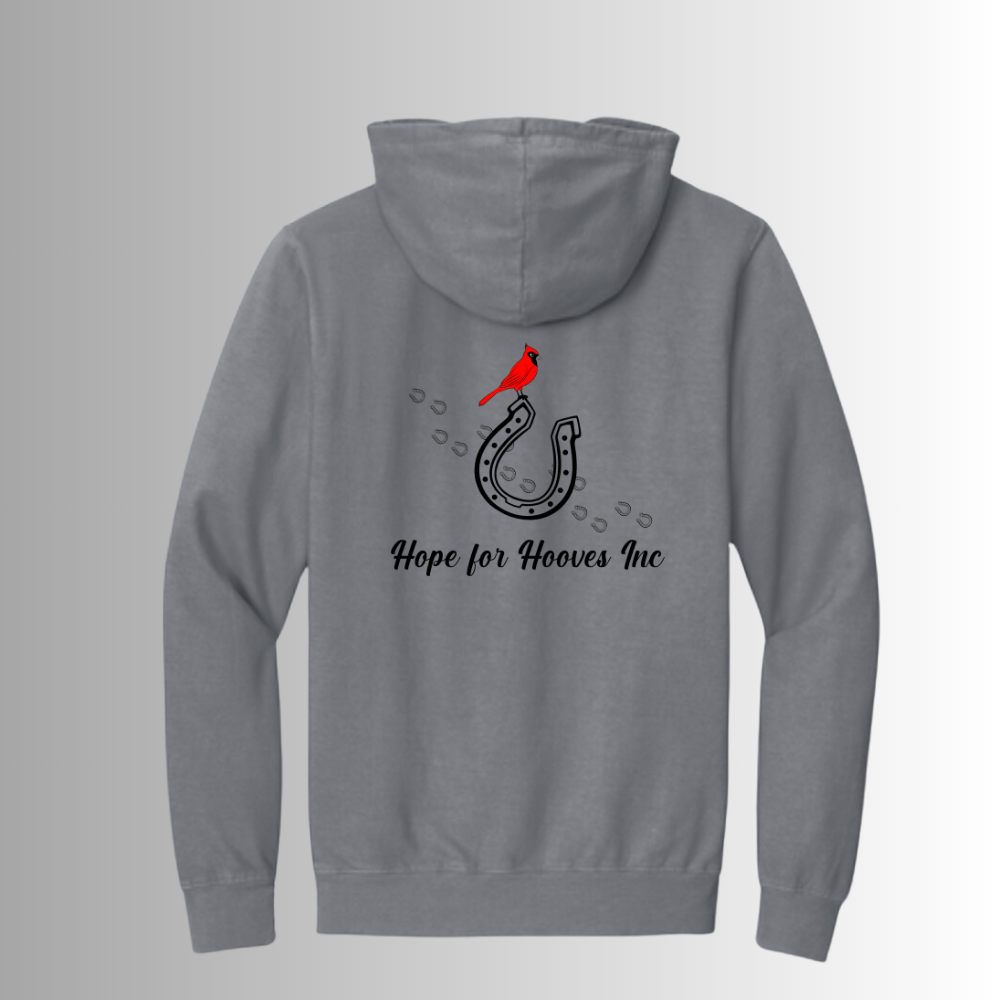 Hope for Hooves Garment-Dyed Pullover Hooded Sweatshirt