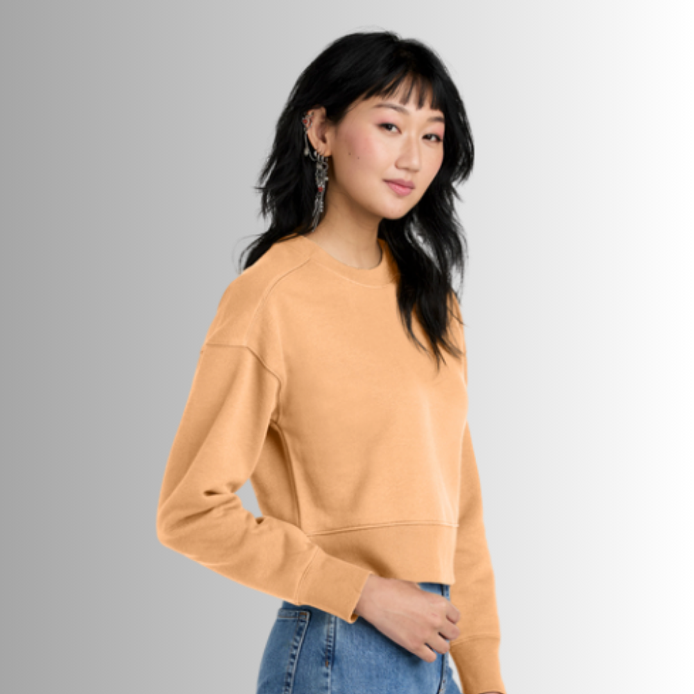 *FLASH SALE District® Women’s Perfect Weight® Fleece Cropped Crew