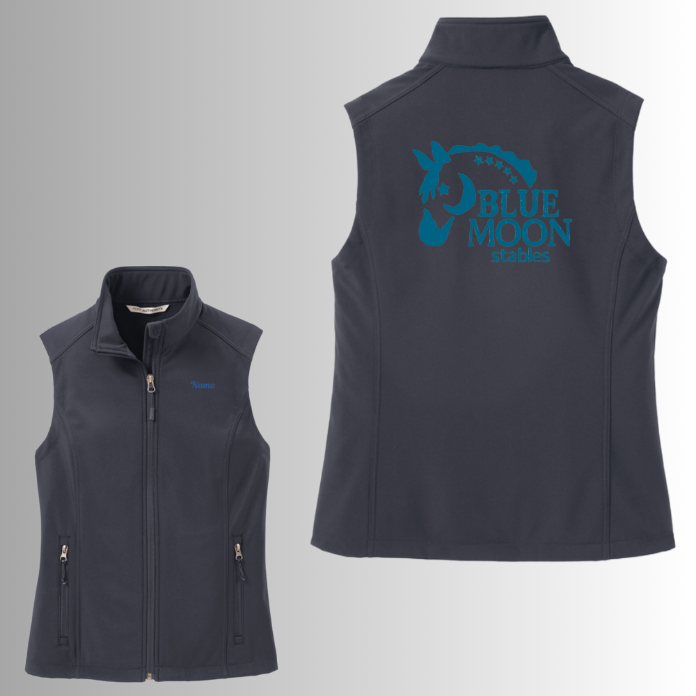 Blue Moon Women's Port Authority Softshell Vest