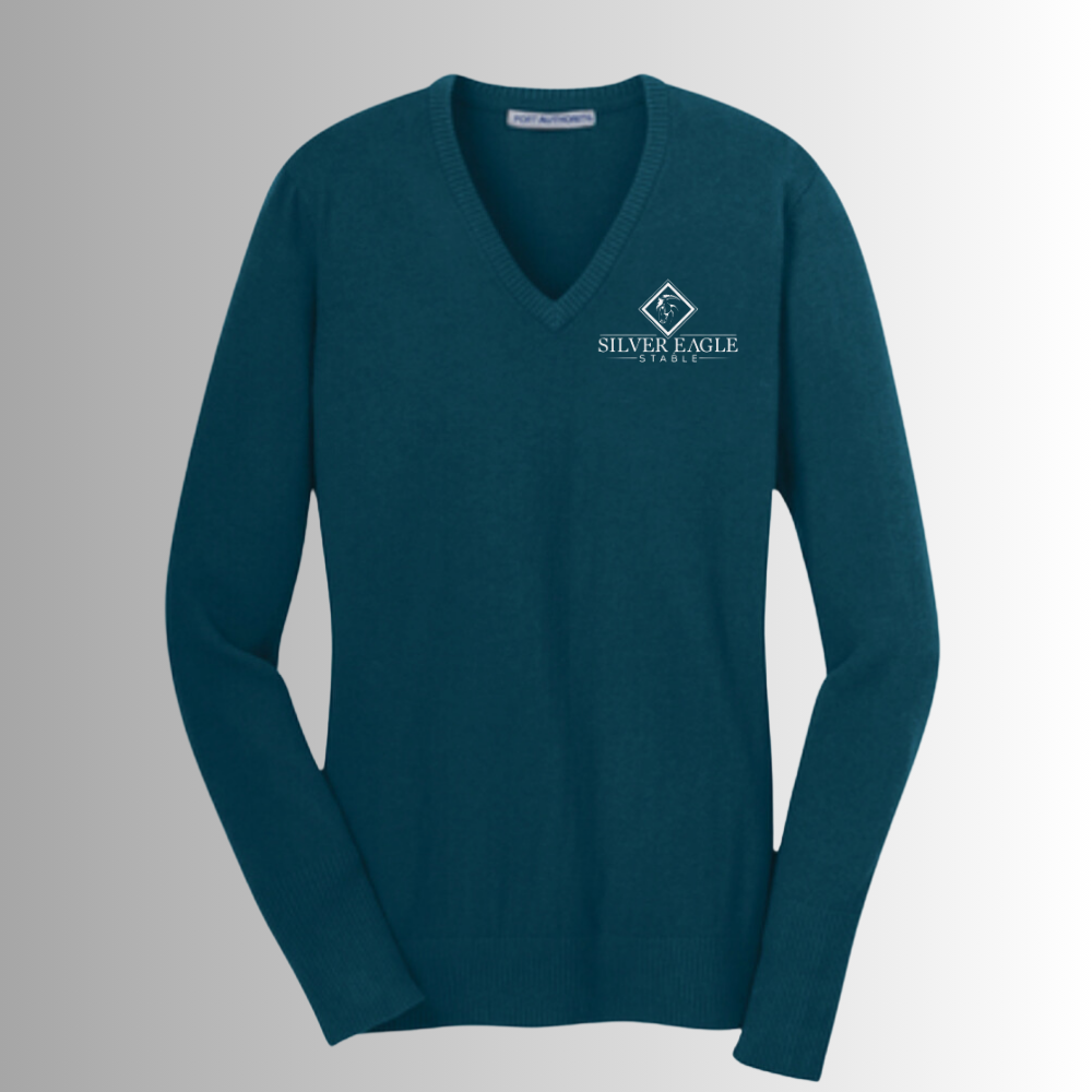 Silver Eagle Women's V-Neck Sweater