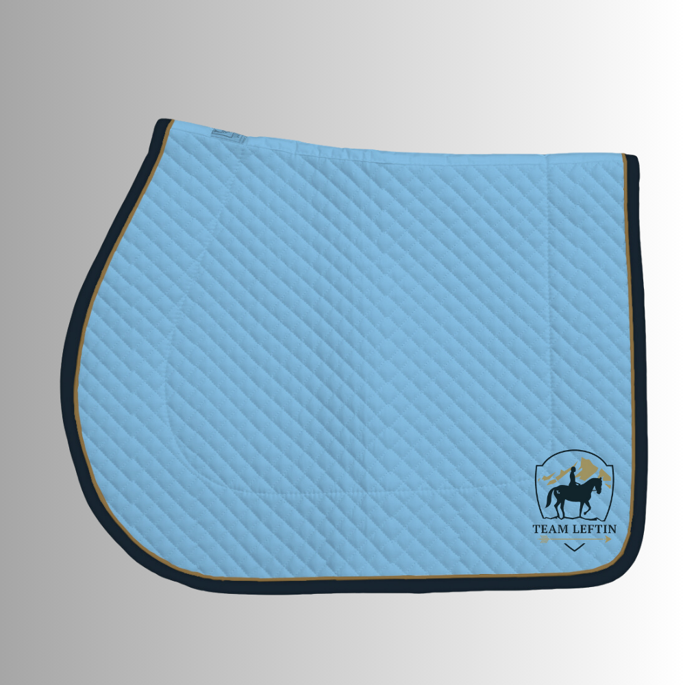 Team Leftin Horsemanship Custom Wilkers Saddle Pad