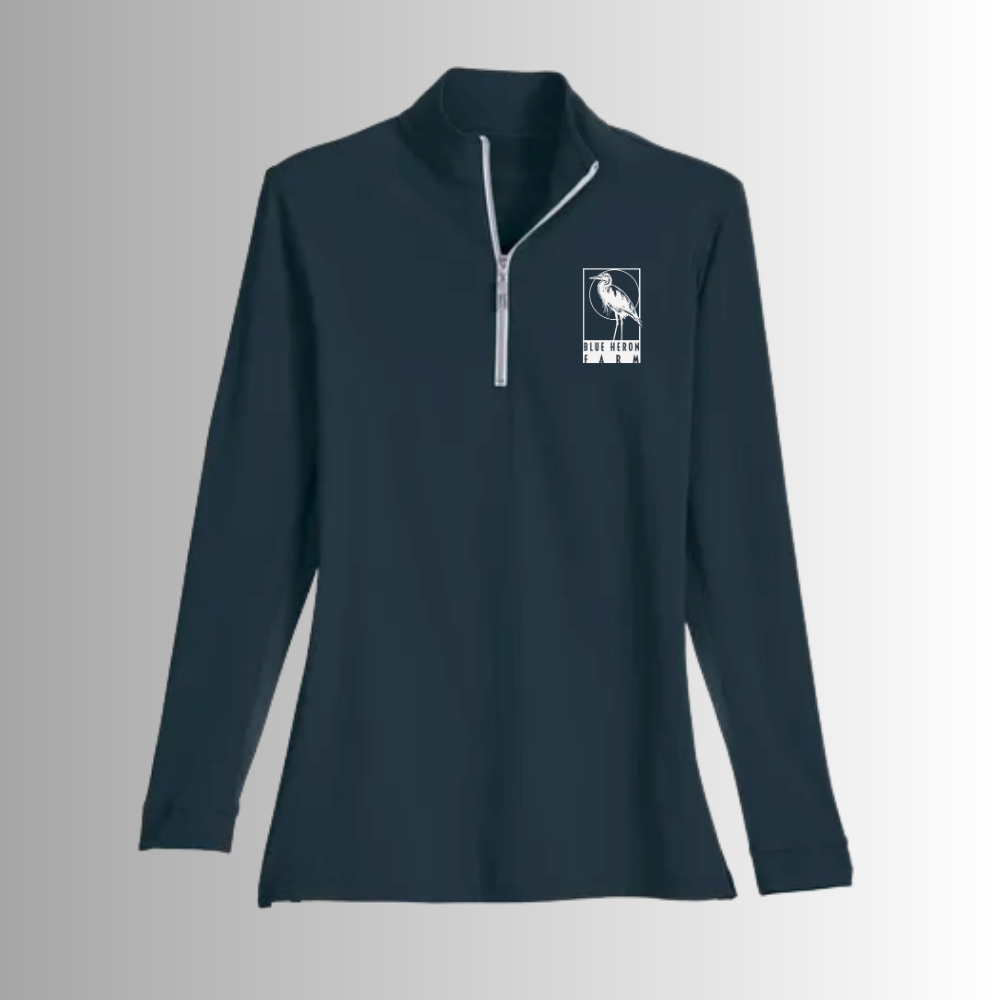 Blue Heron Tailored Sportsman IceFil 1/4 Zip Long Sleeve Sunshirt