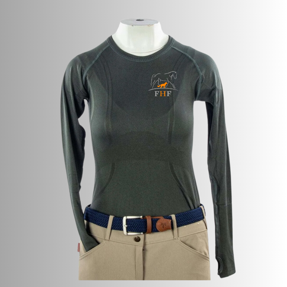 FHF Women's Seamless Long Sleeve Athletic Top
