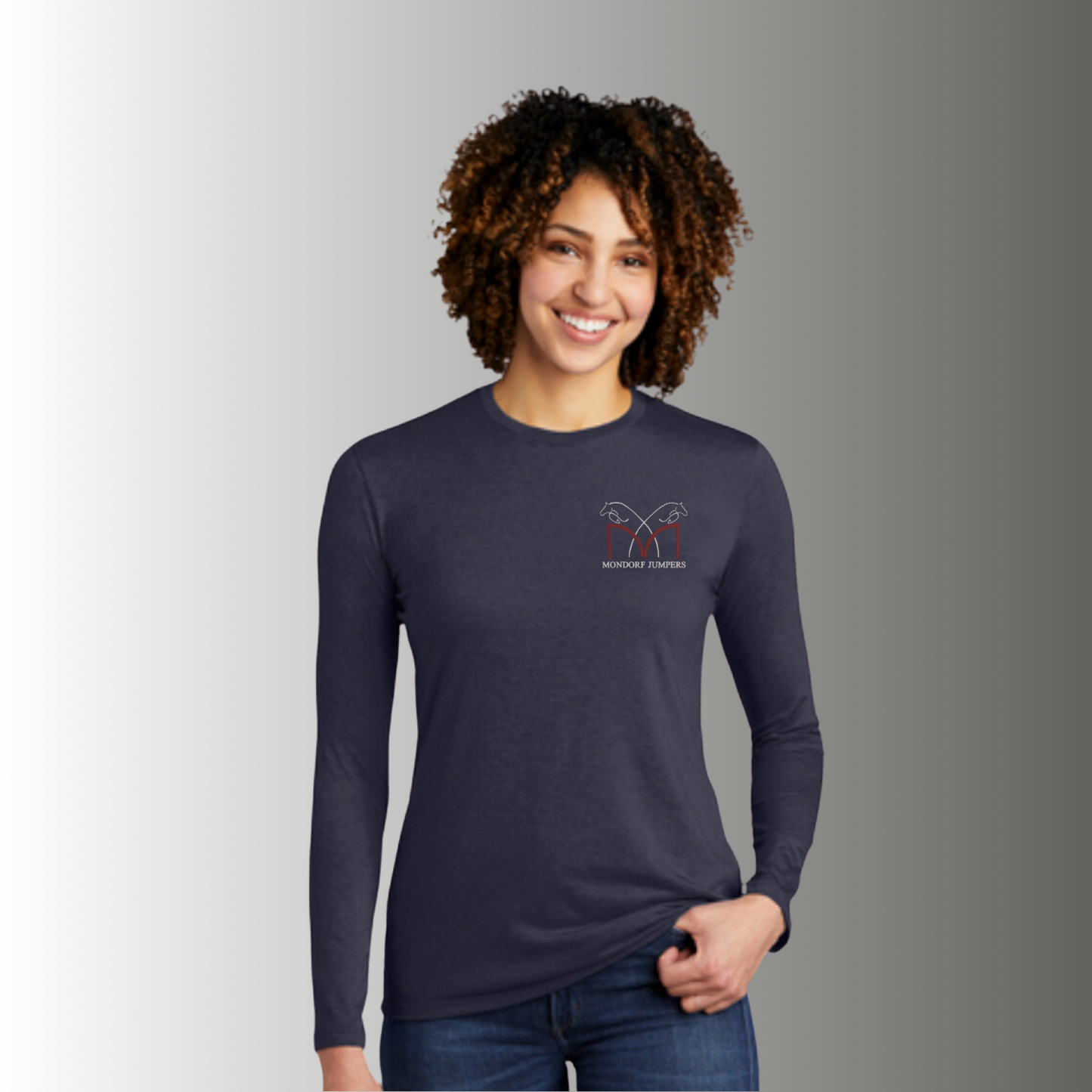 Mondorf Women's Long Sleeve Tri-Blend Tee