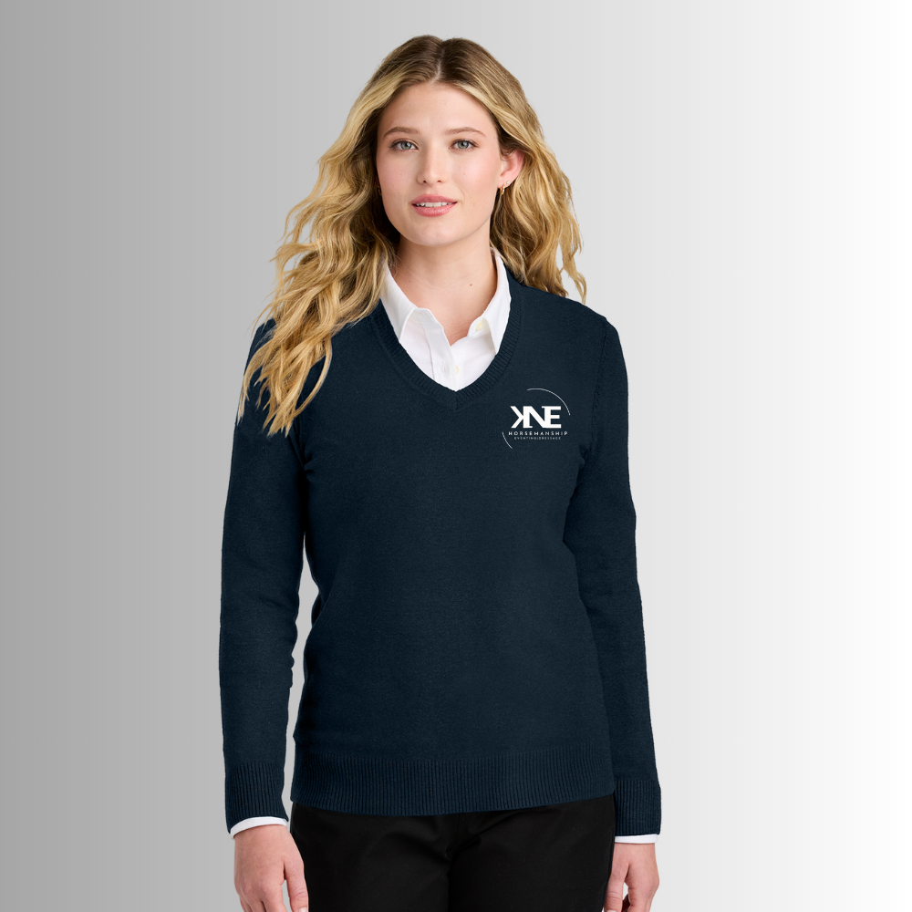 KNE Horsemanship Women's V-Neck Sweater