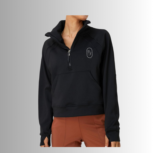 Body Tonic 1/4 Zip Thumbhole Pullover