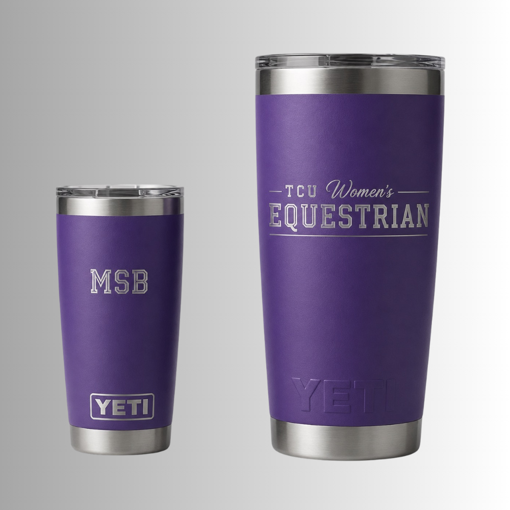 TCU Fans 20 oz Yeti Coffee Tumbler