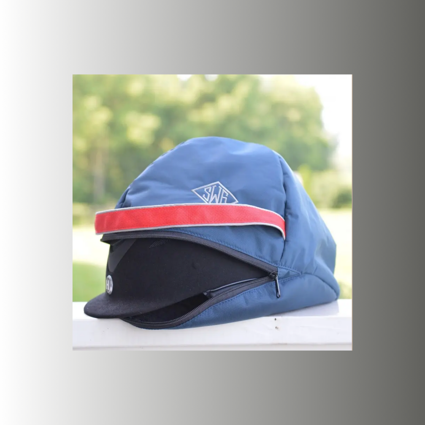 Aubrey Meadows Custom Helmet Bag from Tally-Ho Products