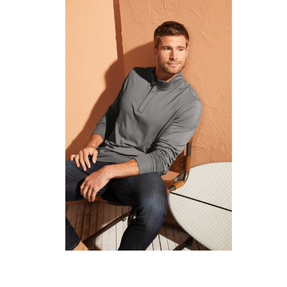 Redwood TravisMathew Newport 1/4-Zip Fleece