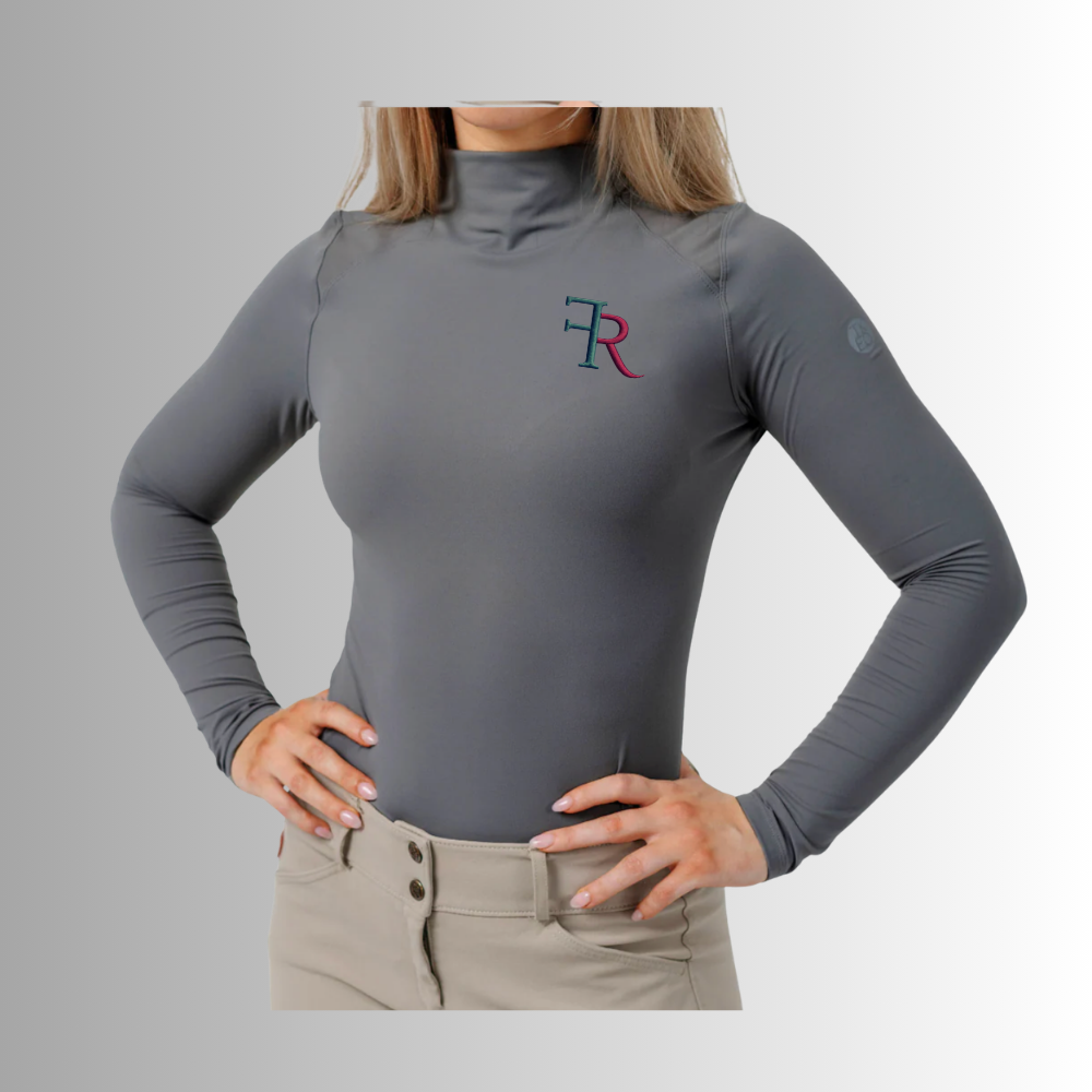 Redwood TKEQ 'CHLOE' High Collar Technical Top