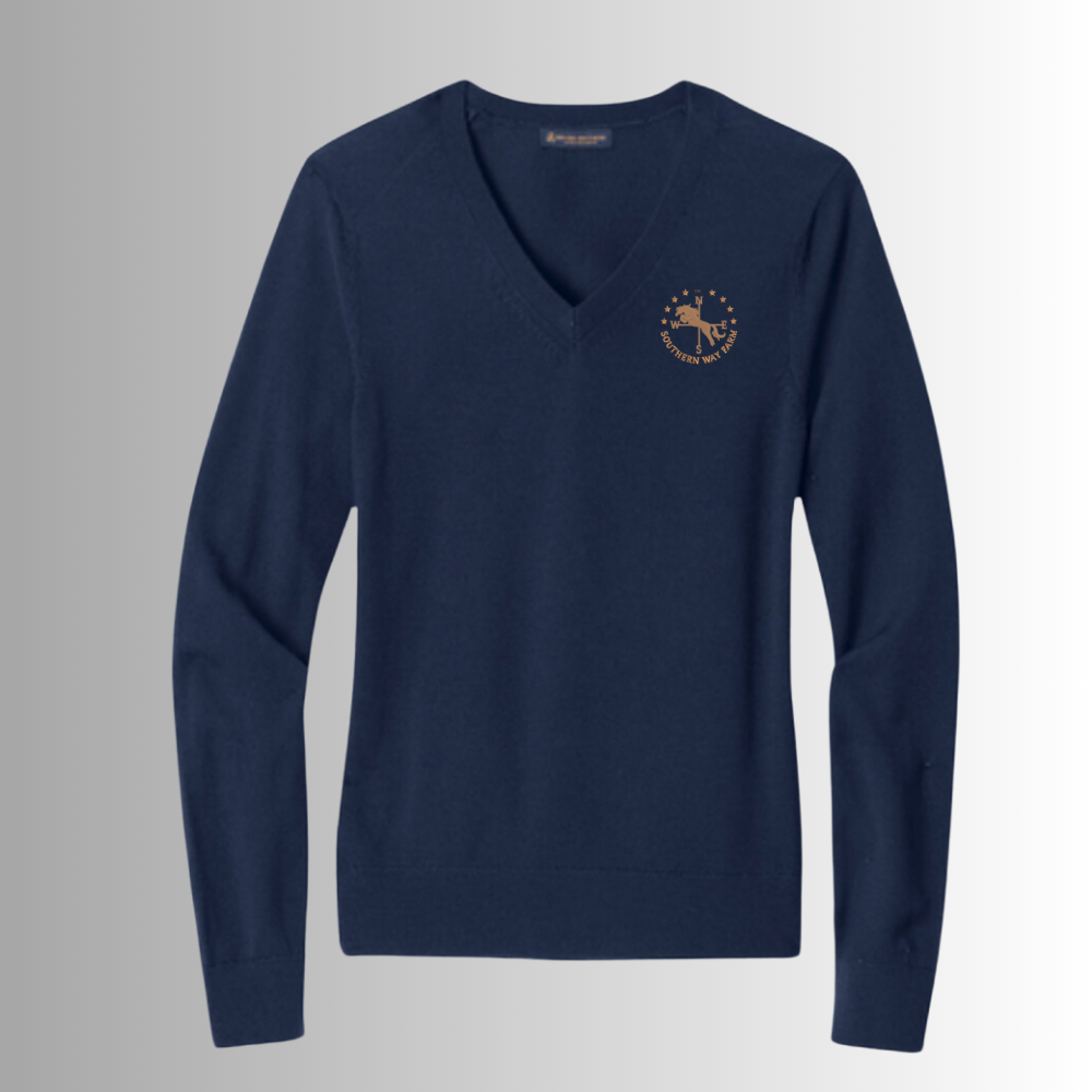 Southern Way Brooks Brothers® Women’s Cotton Stretch V-Neck Sweater