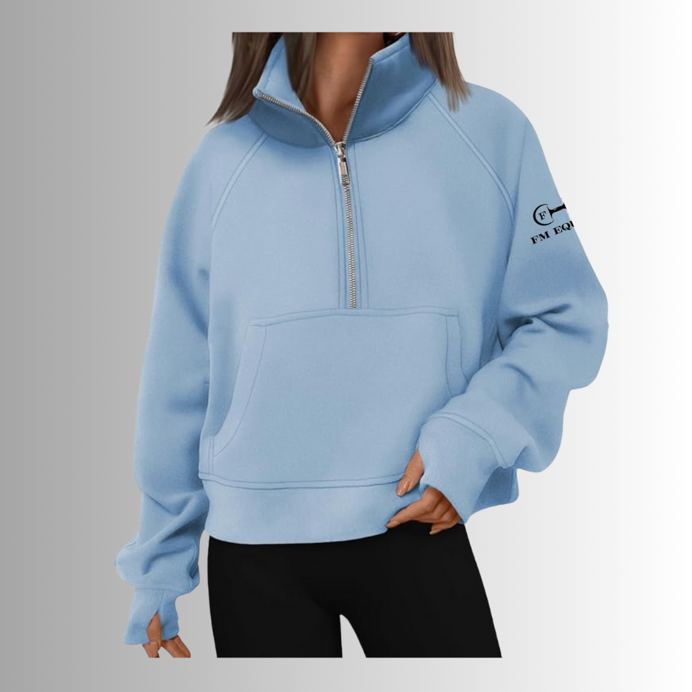 FM Equine Women's Cropped Half-Zip
