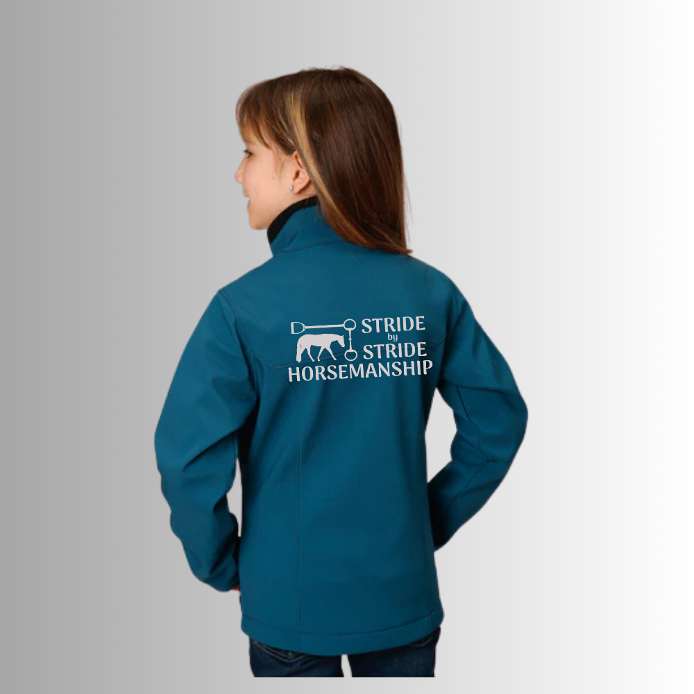 Stride by Stride Youth Roper Technical Deep Teal Softshell Jacket