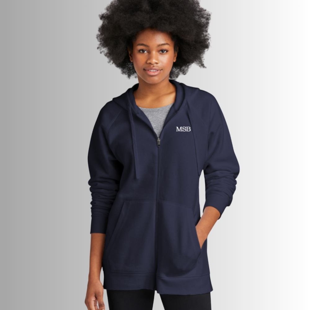 Sharkey Unisex Fleece Hooded Full-Zip