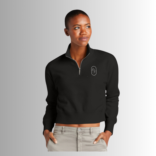 Body Tonic Women's Cropped Half Zip