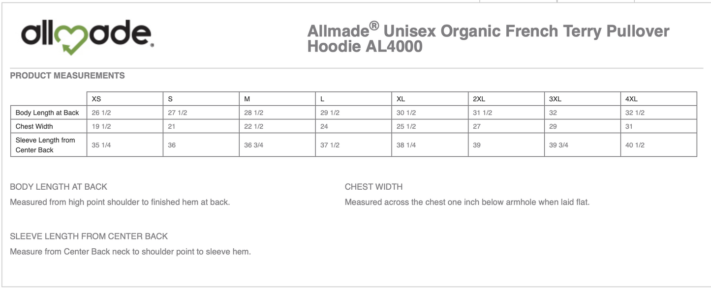 Mondorf Unisex French Terry Pullover Hoodie