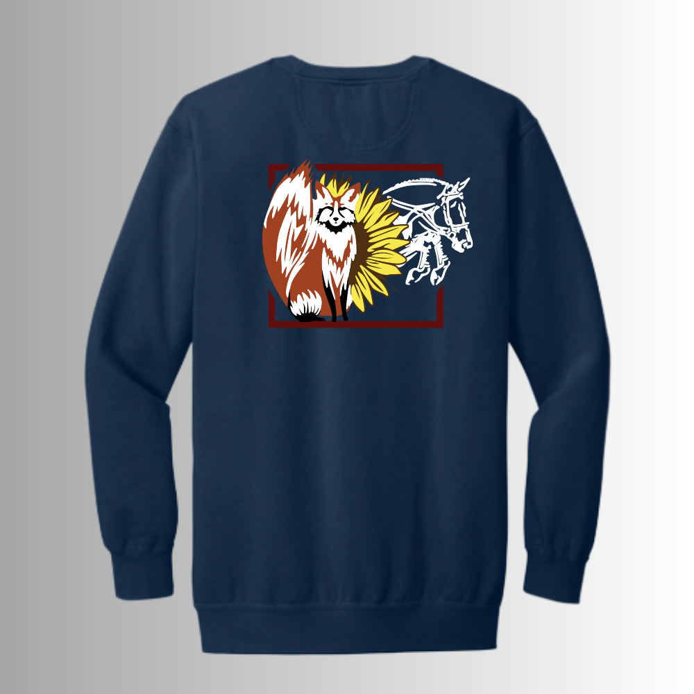 Sunny Fox Allmade® Unisex Organic French Terry Crewneck Sweatshirt