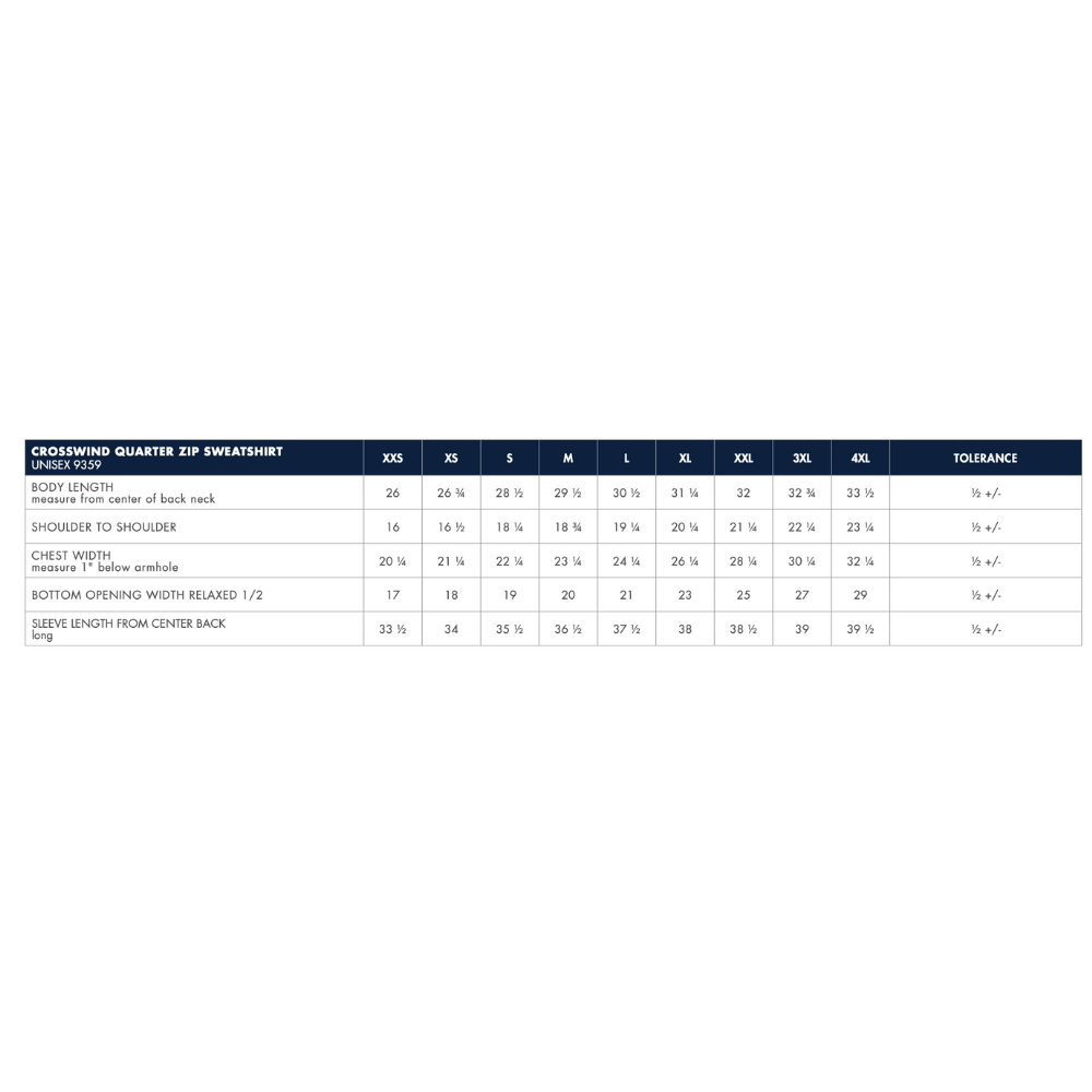 HHH Charles River Crosswind 1/4 Zip Sweatshirt