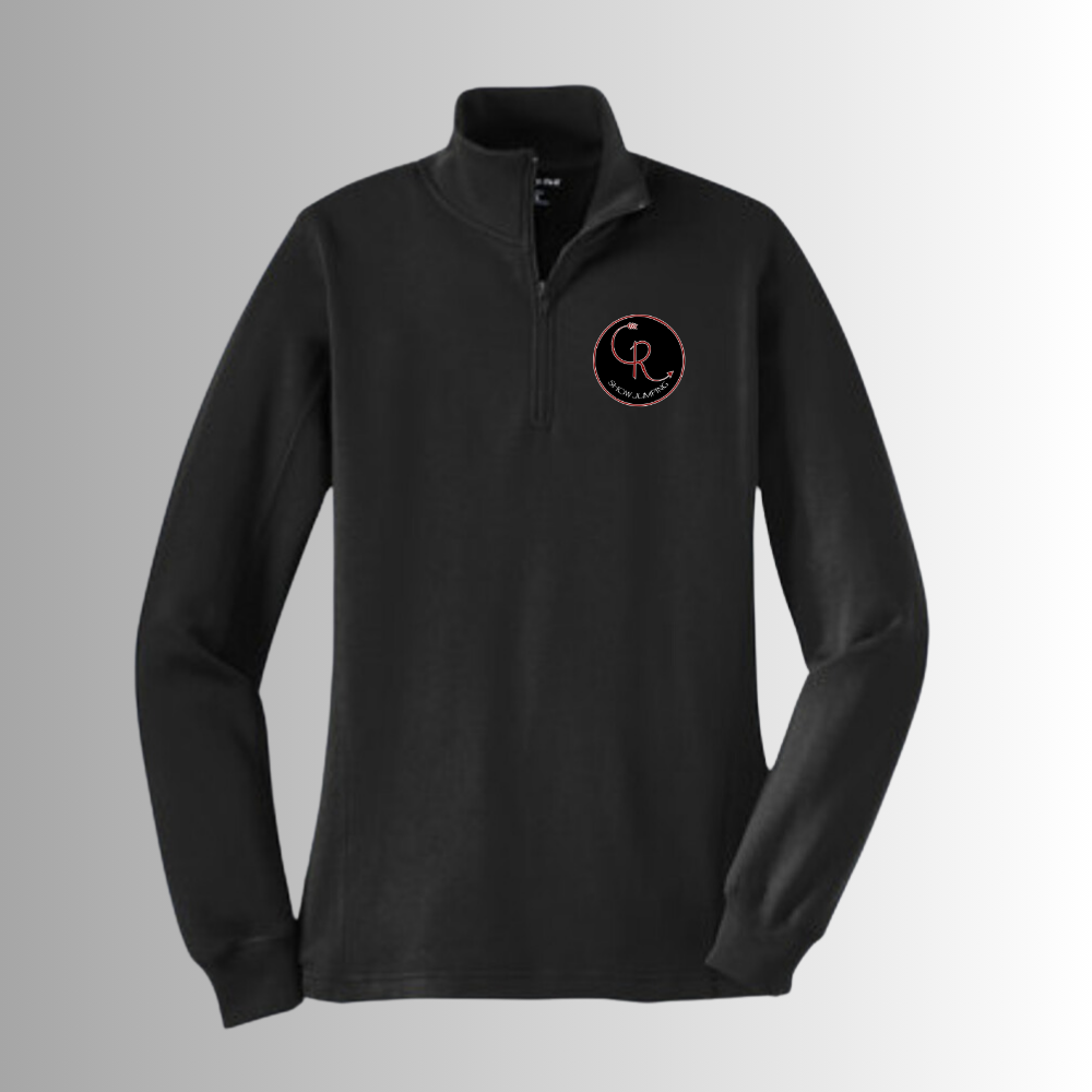 CR Show Women's 1/4 Zip Pullover Sweatshirt