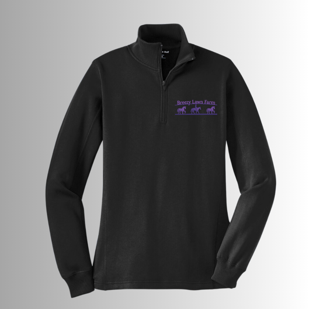 Breezy Lawn Women's 1/4 Zip Pullover Sweatshirt