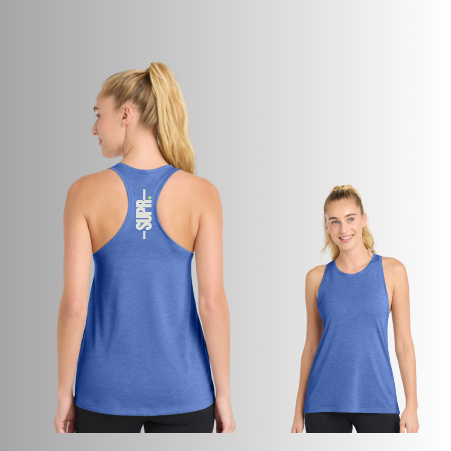 SUPR Women's PosiCharge® Tri-Blend Wicking Tank