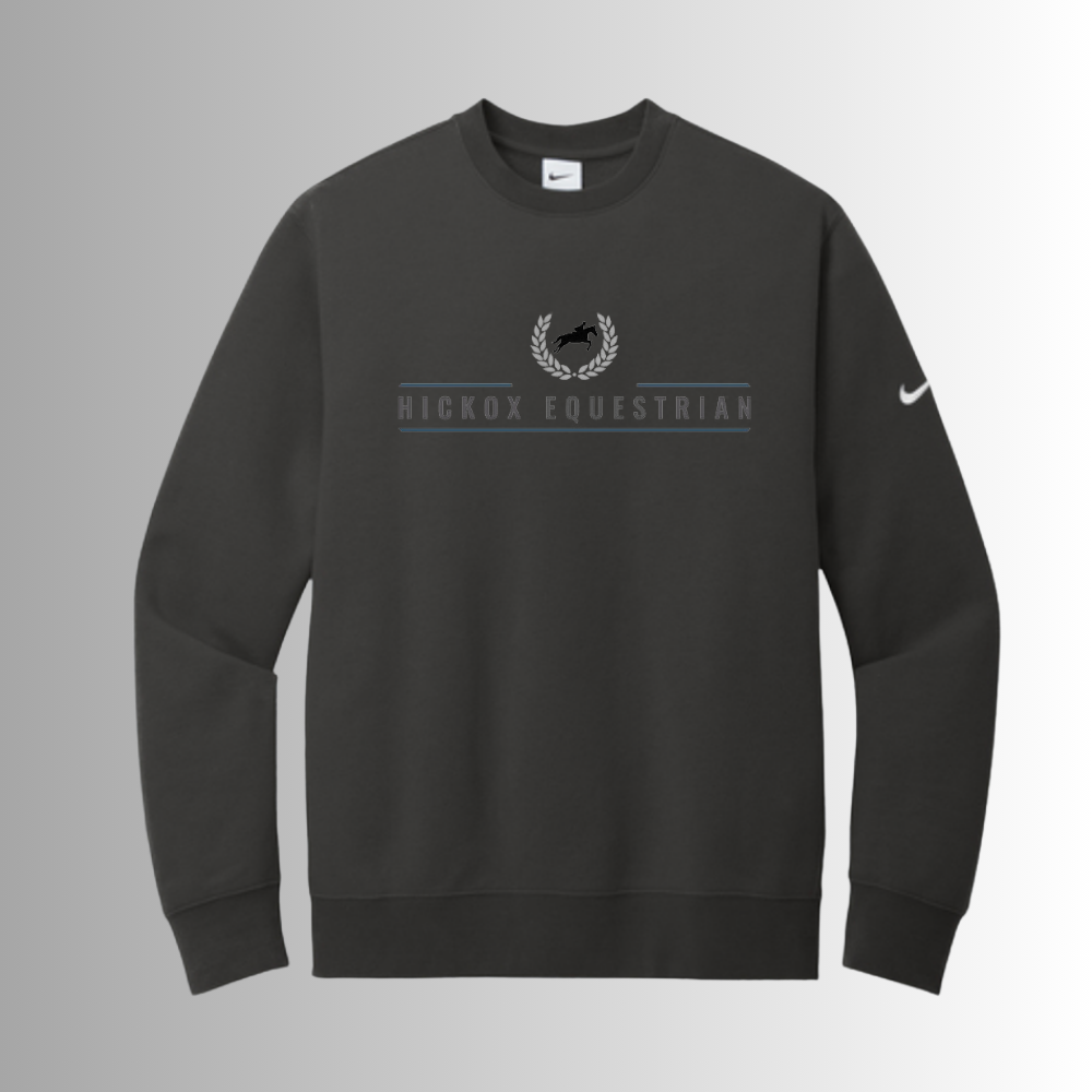 Hickox Nike Club Fleece Sleeve Swoosh Crew