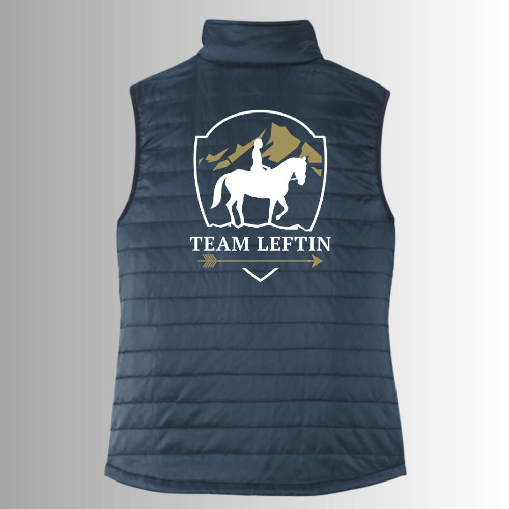 Team Leftin Women's Packable Puffy Vest