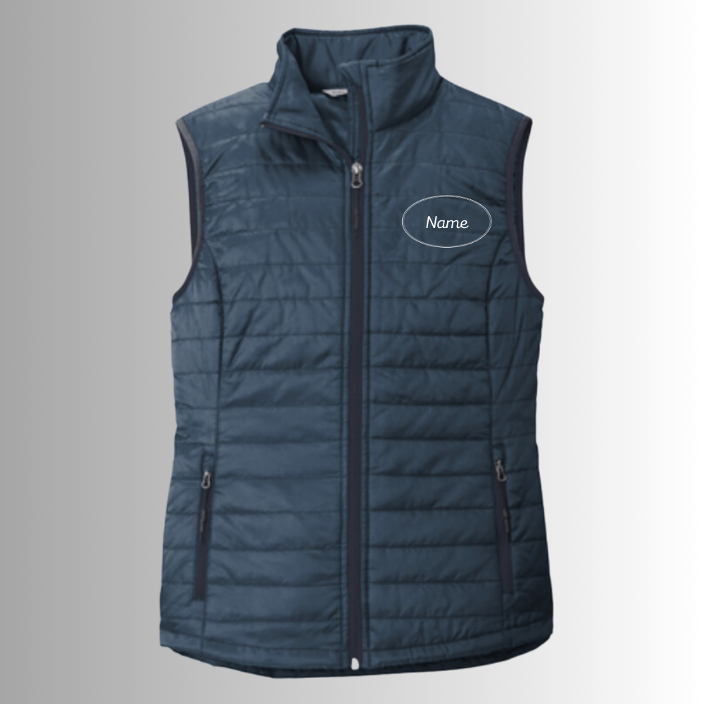 Bit by Bit Stables Women's Packable Puffy Vest