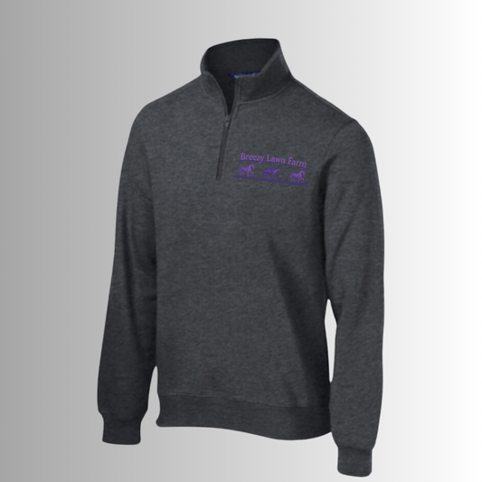 Breezy Lawn Men's 1/4 Zip Pullover Sweatshirt