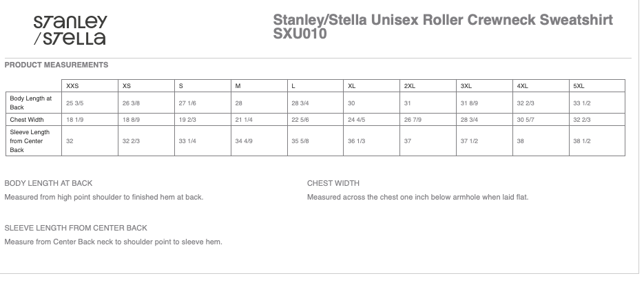 Rio Vista Stanley/Stella Unisex Roller Crewneck Sweatshirt