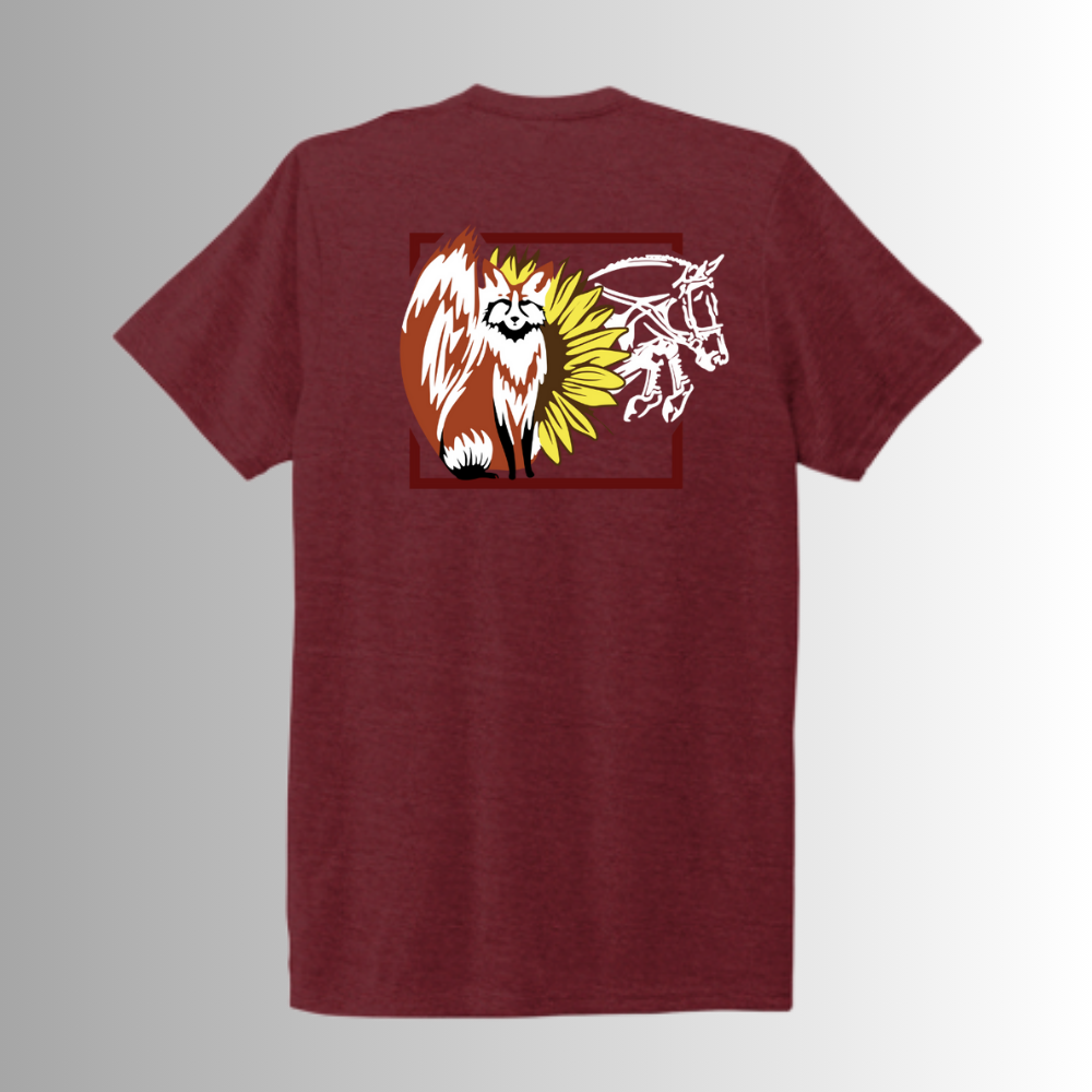 Sunny Fox Allmade® Adult Unisex Tri-Blend Short Sleeve Tee