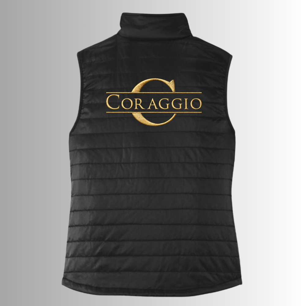 Coraggio Women's Packable Puffy Vest