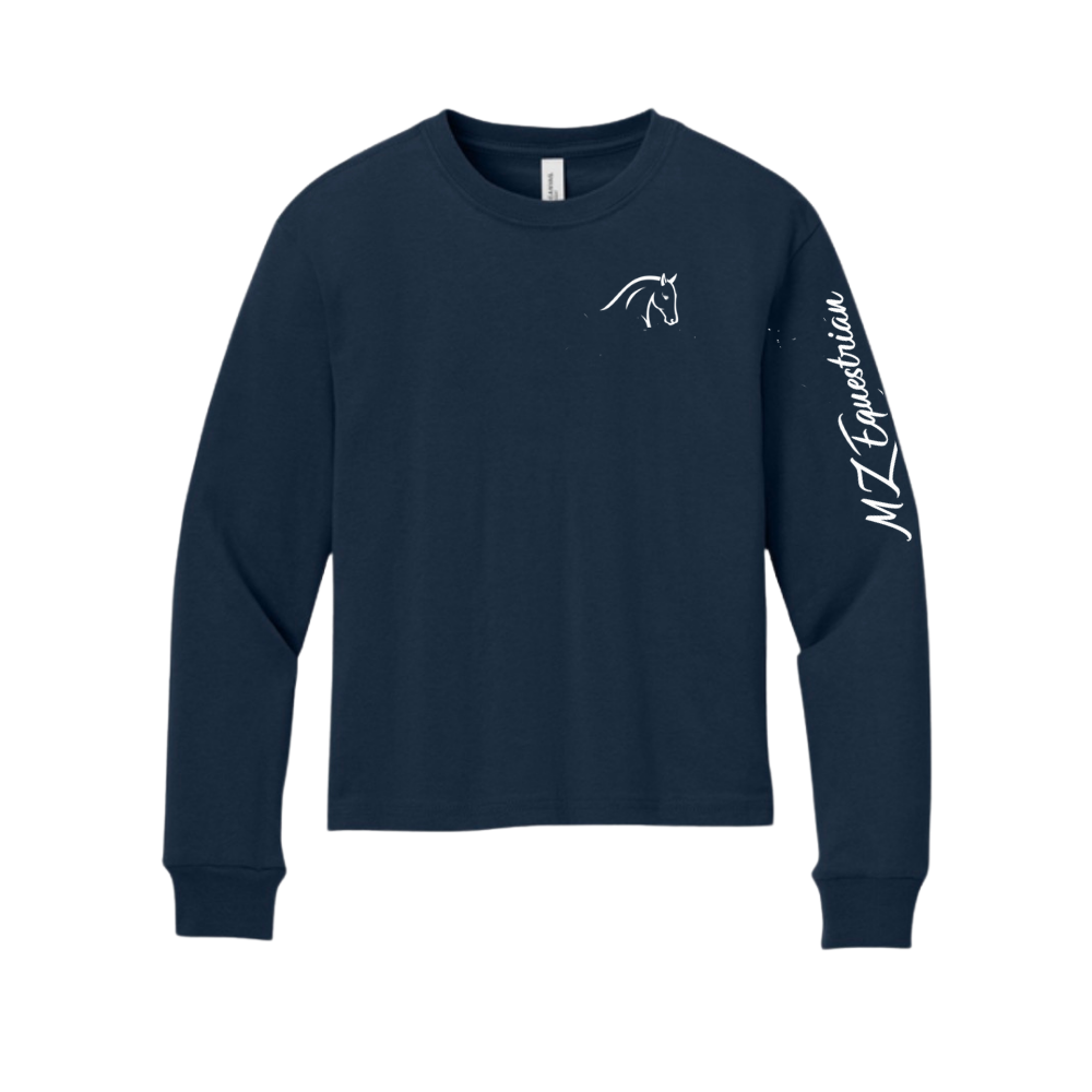 MZE BELLA+CANVAS® Youth 6-Ounce Heavyweight Long Sleeve Tee