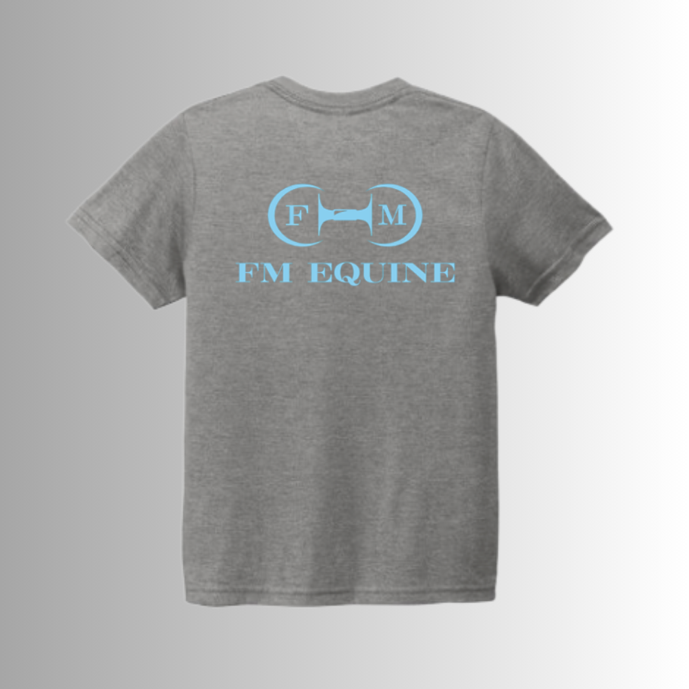 FM Equine Allmade® Youth Unisex Tri-Blend Short Sleeve Tee