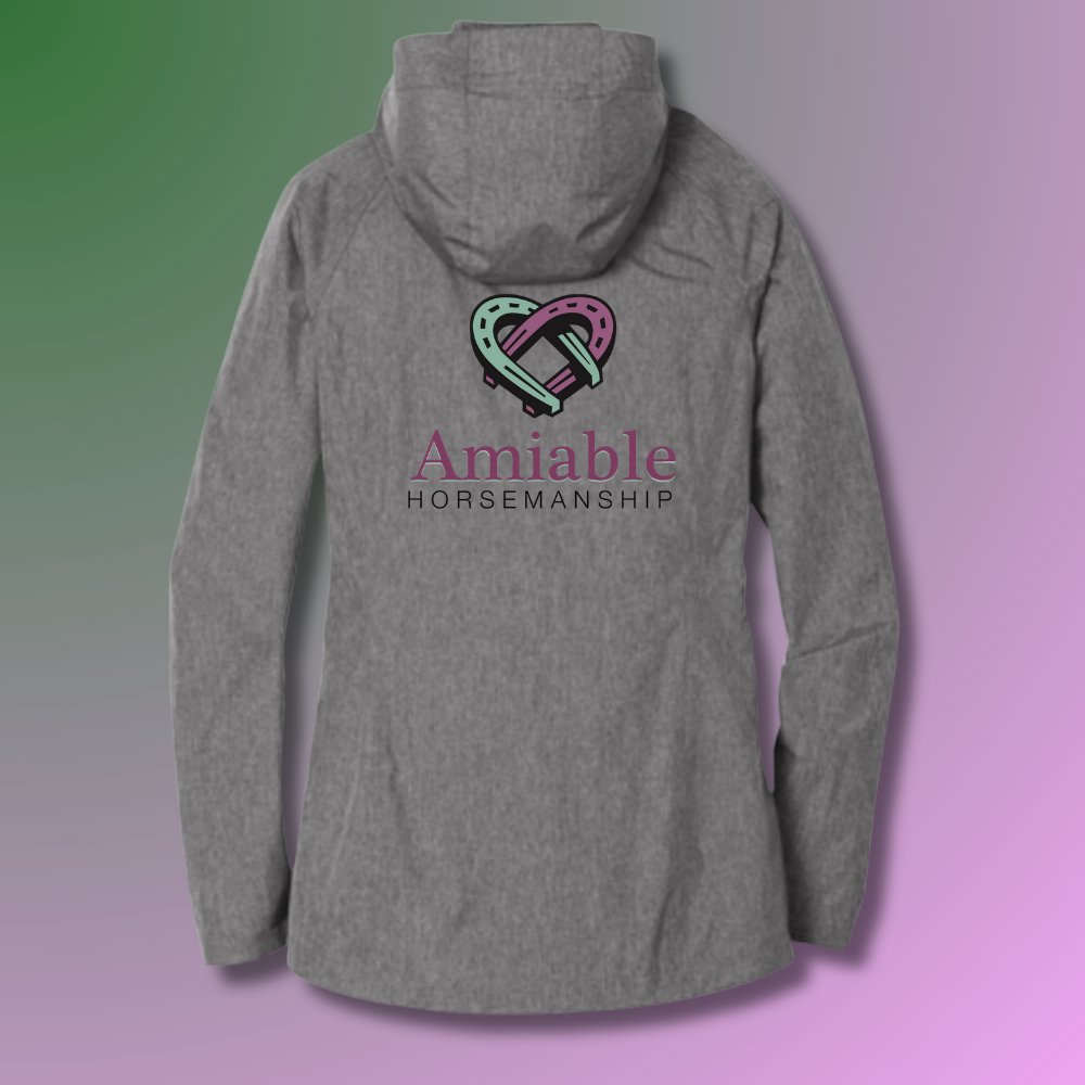 Amiable Women's Embroidered Waterproof Jacket - Equiclient Apparel