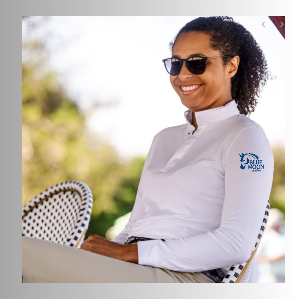 Blue Moon Clean Slate Show Shirt from The Tack Hack - Equiclient Apparel