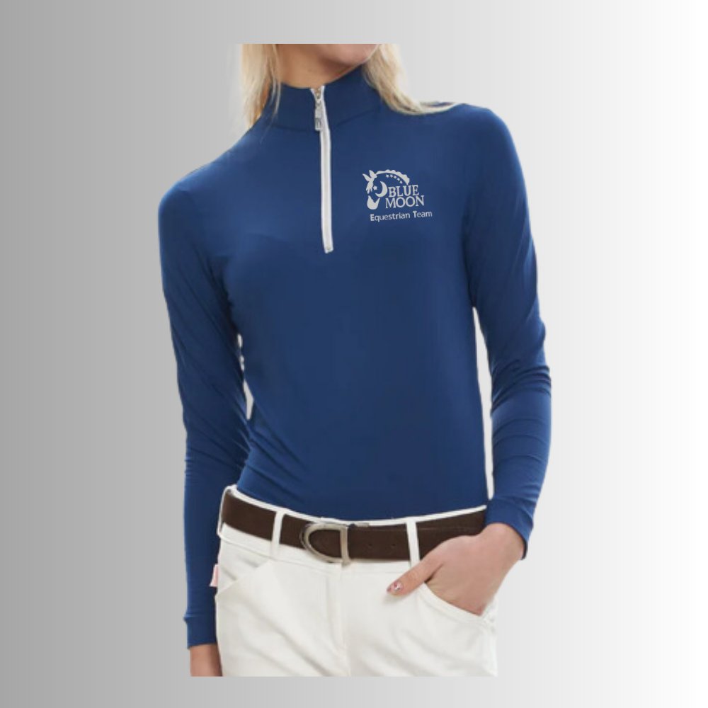 Blue Moon Equestrian Team Tailored Sportsman IceFil Long Sleeve Tops - Equiclient Apparel