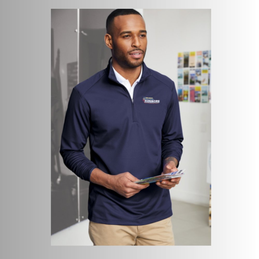 Blue Moon Men's 1/2 Zip Pullover - Equiclient Apparel