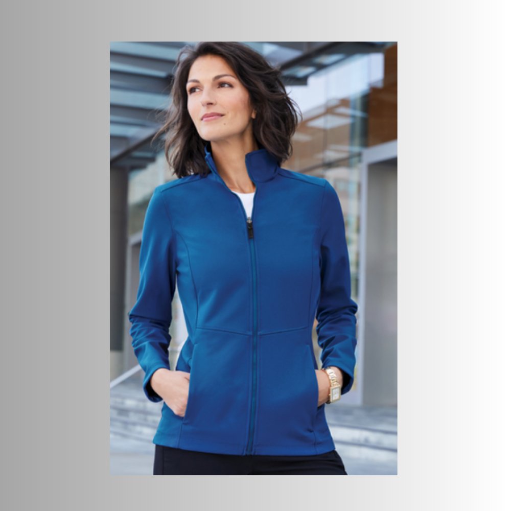 Blue Moon Women's *Collective Tech* Zip-Out SoftShell - Equiclient Apparel