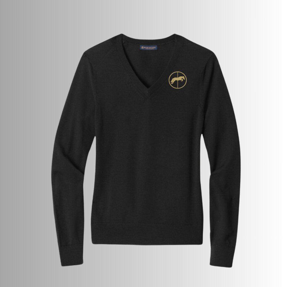 BRF Brooks Brothers ® Women’s Washable Merino V-Neck Sweater - Equiclient Apparel