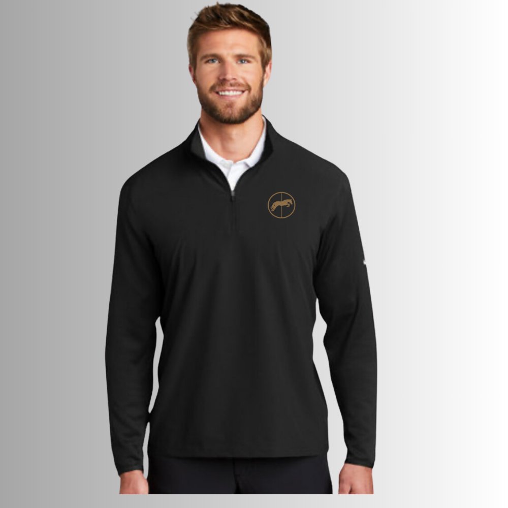 BRF Men's Nike Nike Dri-FIT Fabric Mix 1/2-Zip Cover-Up - Equiclient Apparel