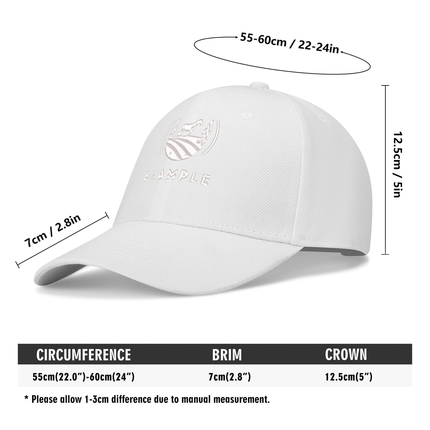 Embroidered Baseball Cap - Equiclient Apparel