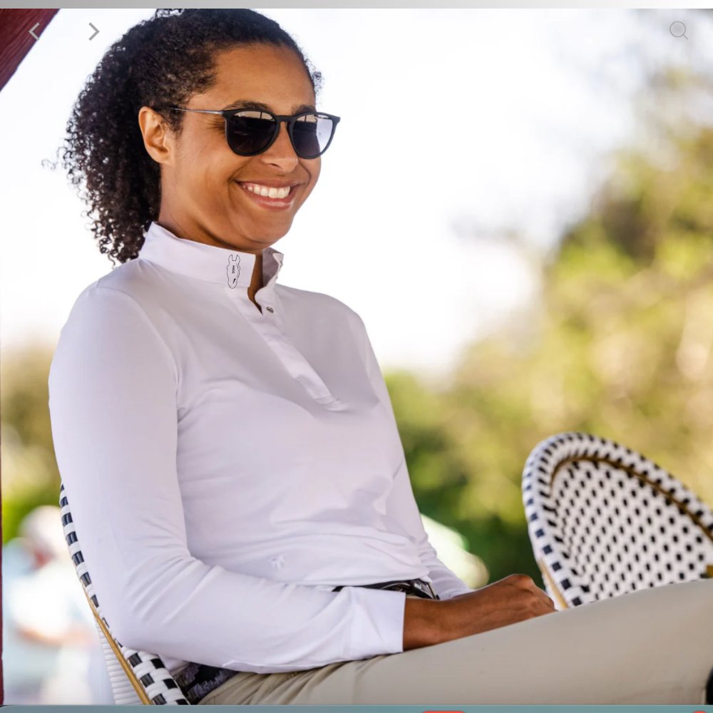 ESS Women's The Tack Hack Blank Slate Show Shirt - Equiclient Apparel