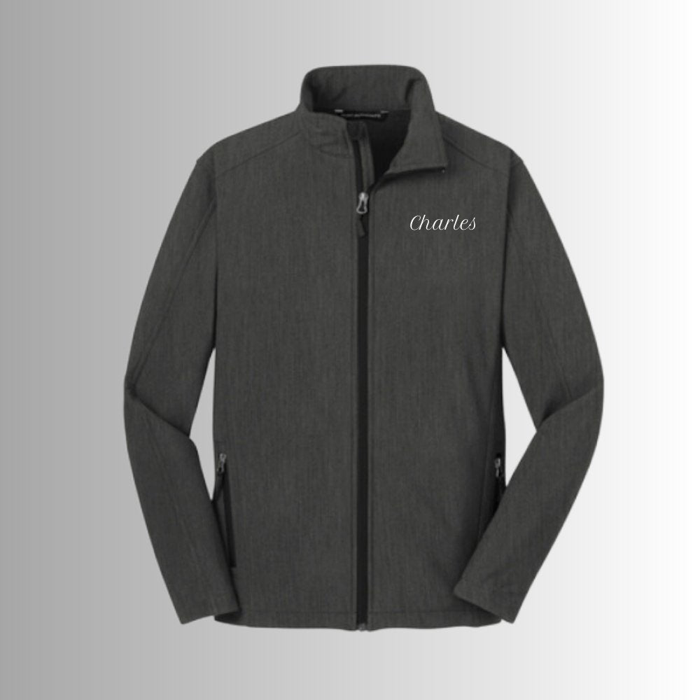 Healing Reins Men's Staff Soft Shell Jacket - Equiclient Apparel