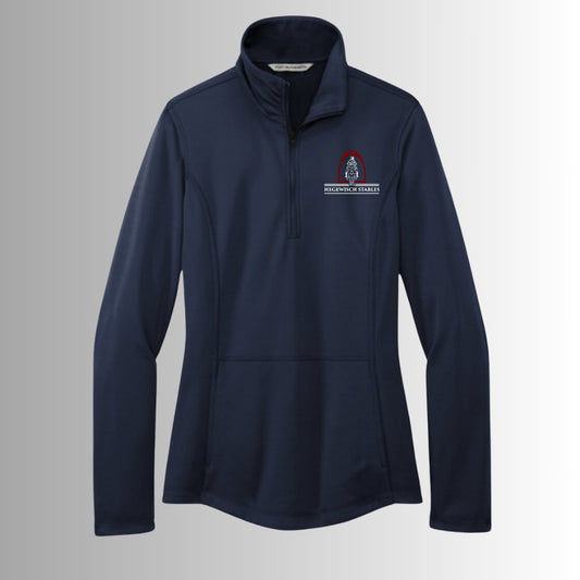 HWS Ladies Smooth Fleece 1/4 Zip - Equiclient Apparel