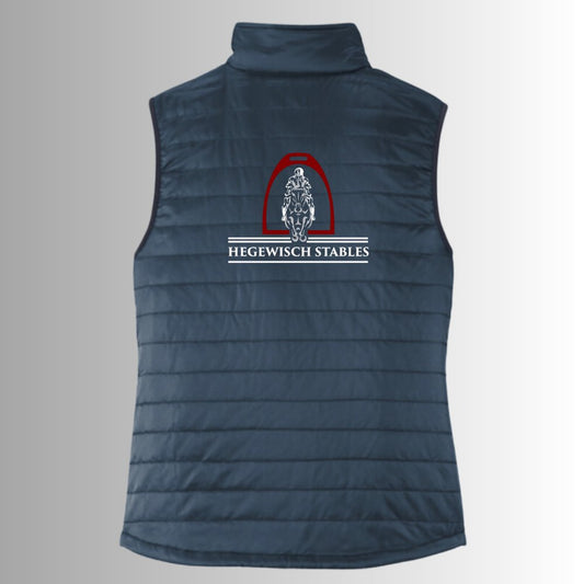HWS Women's Packable Puffy Vest - Equiclient Apparel