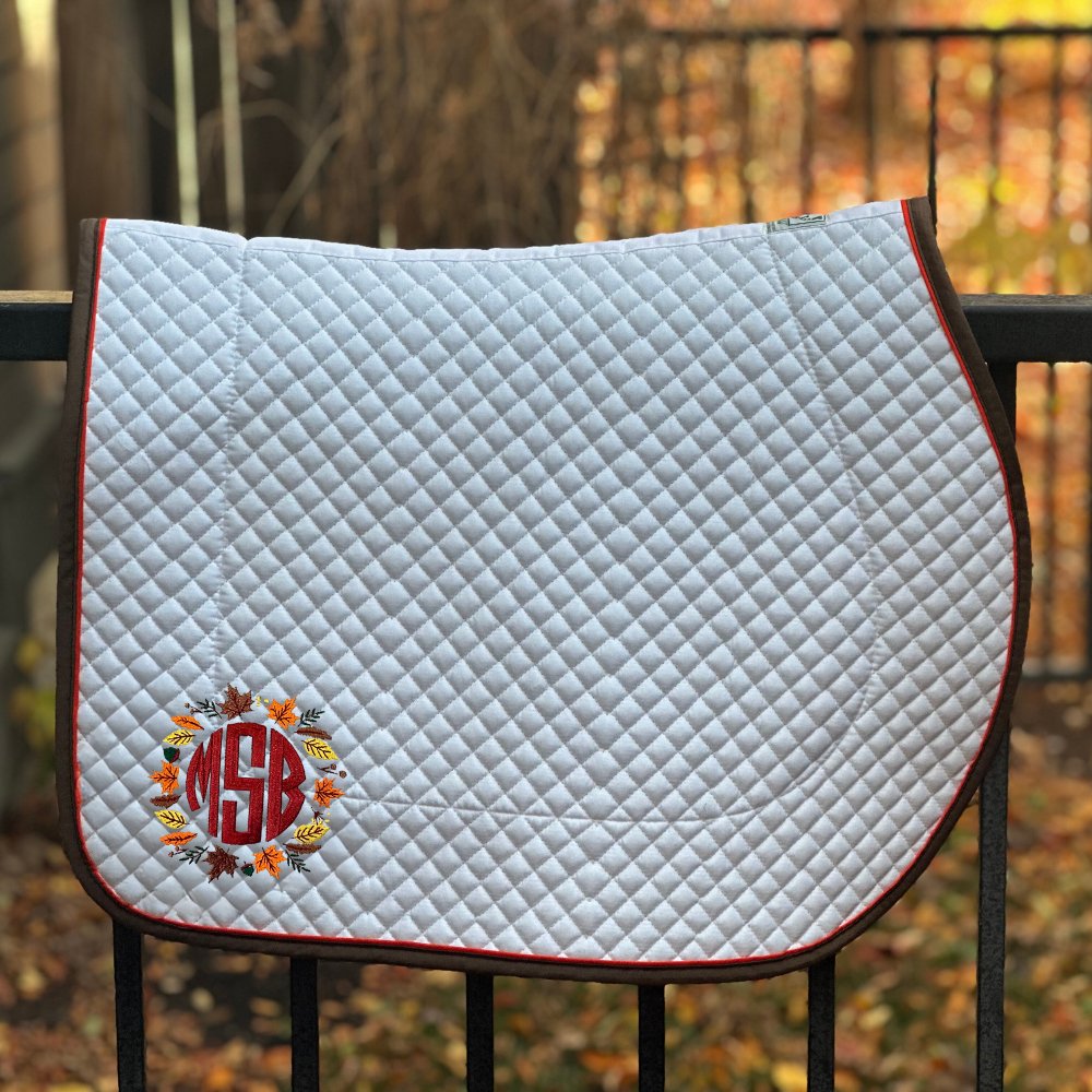 Limited Edition Fall Leaves Saddle Pad - Equiclient Apparel