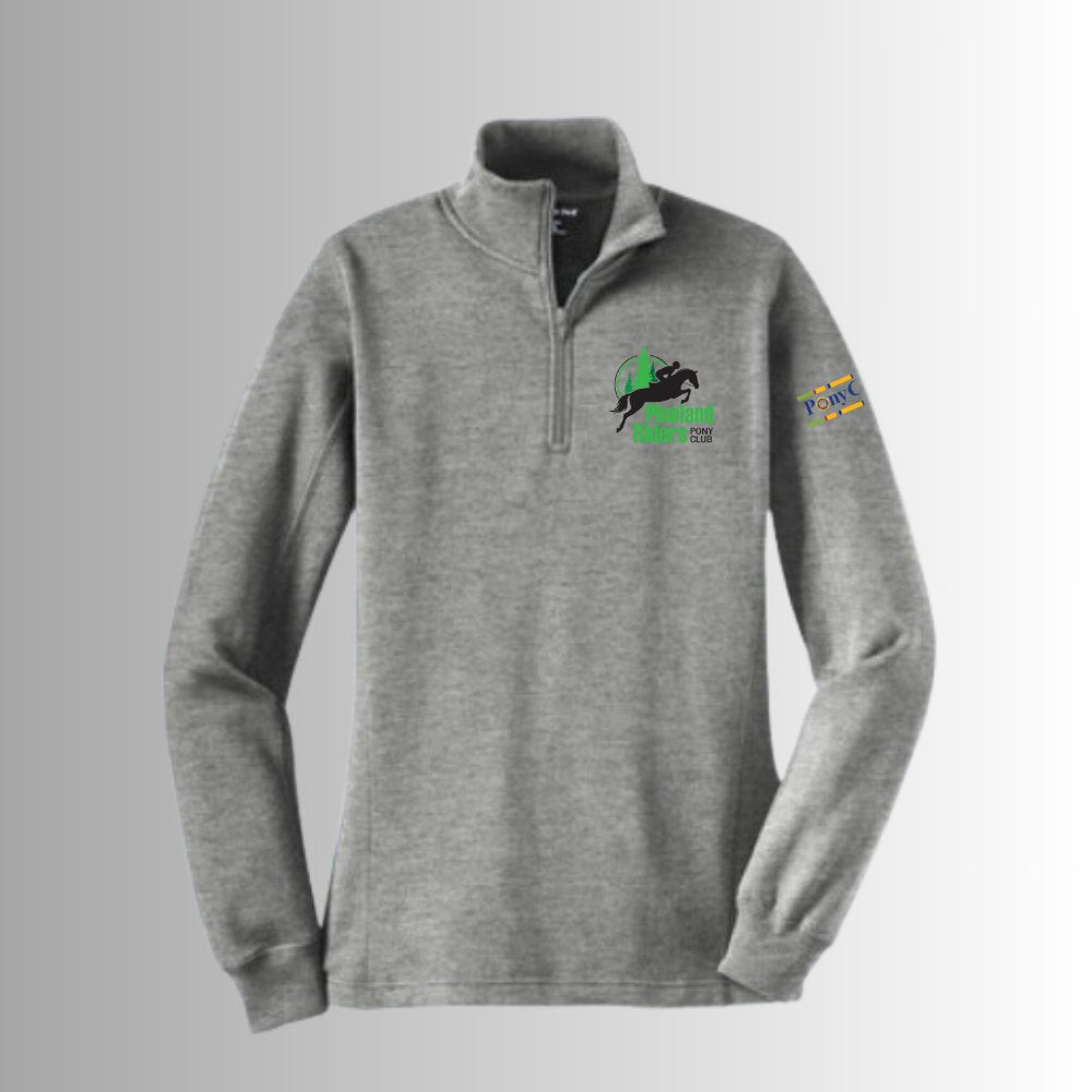 PLR Women's 1/4 Zip Pullover Sweatshirt - Equiclient Apparel